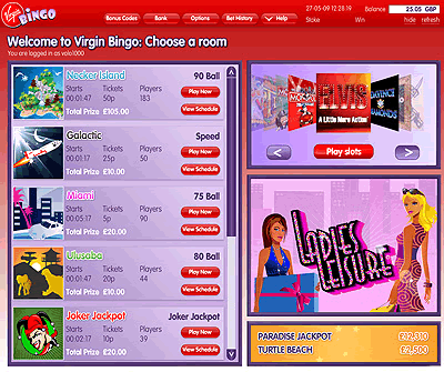 Virgin Bingo Online